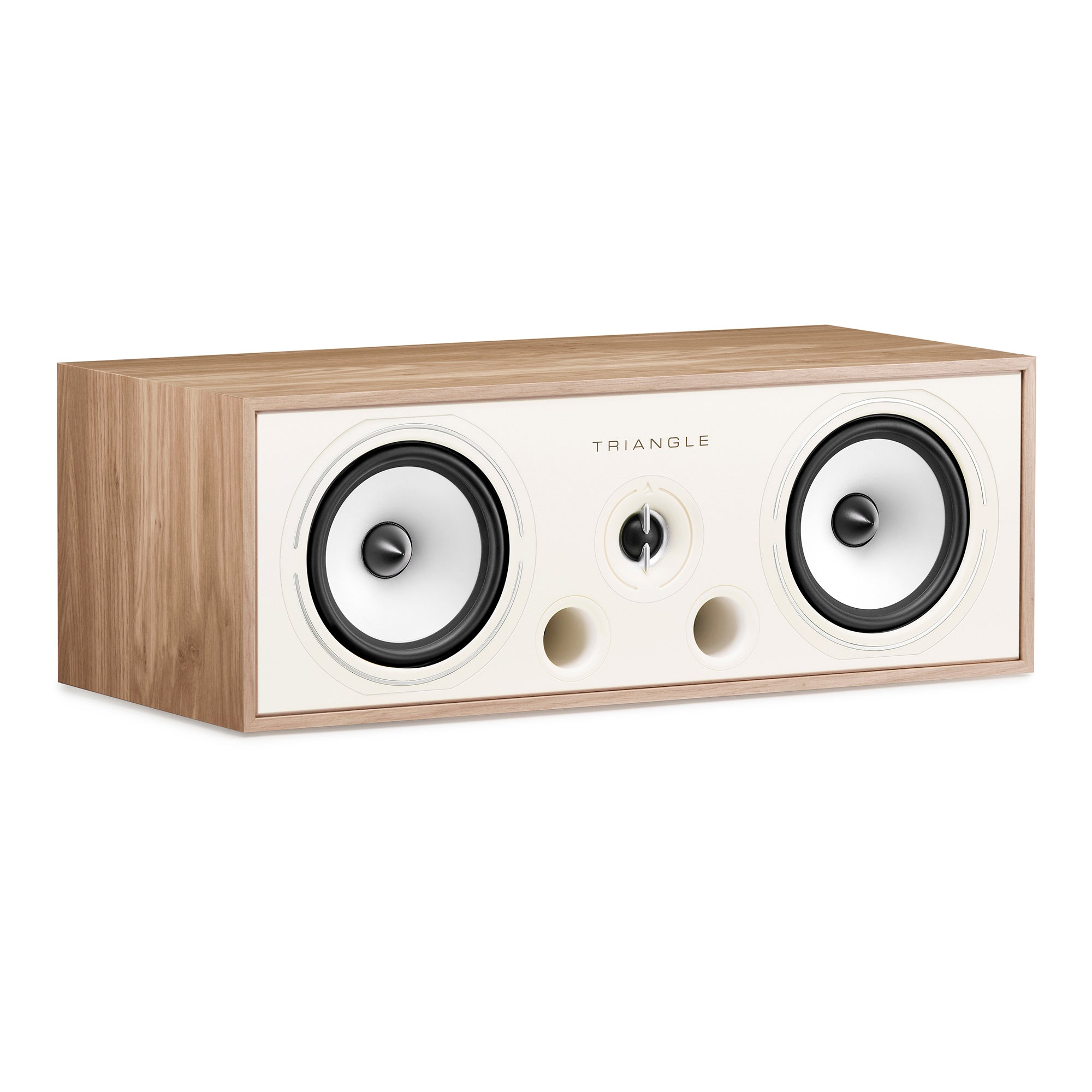 Triangle hifi enceinte centrale 16cm Borea BRC2 home cinema voie centrale 2 voies chene clair packshot 1