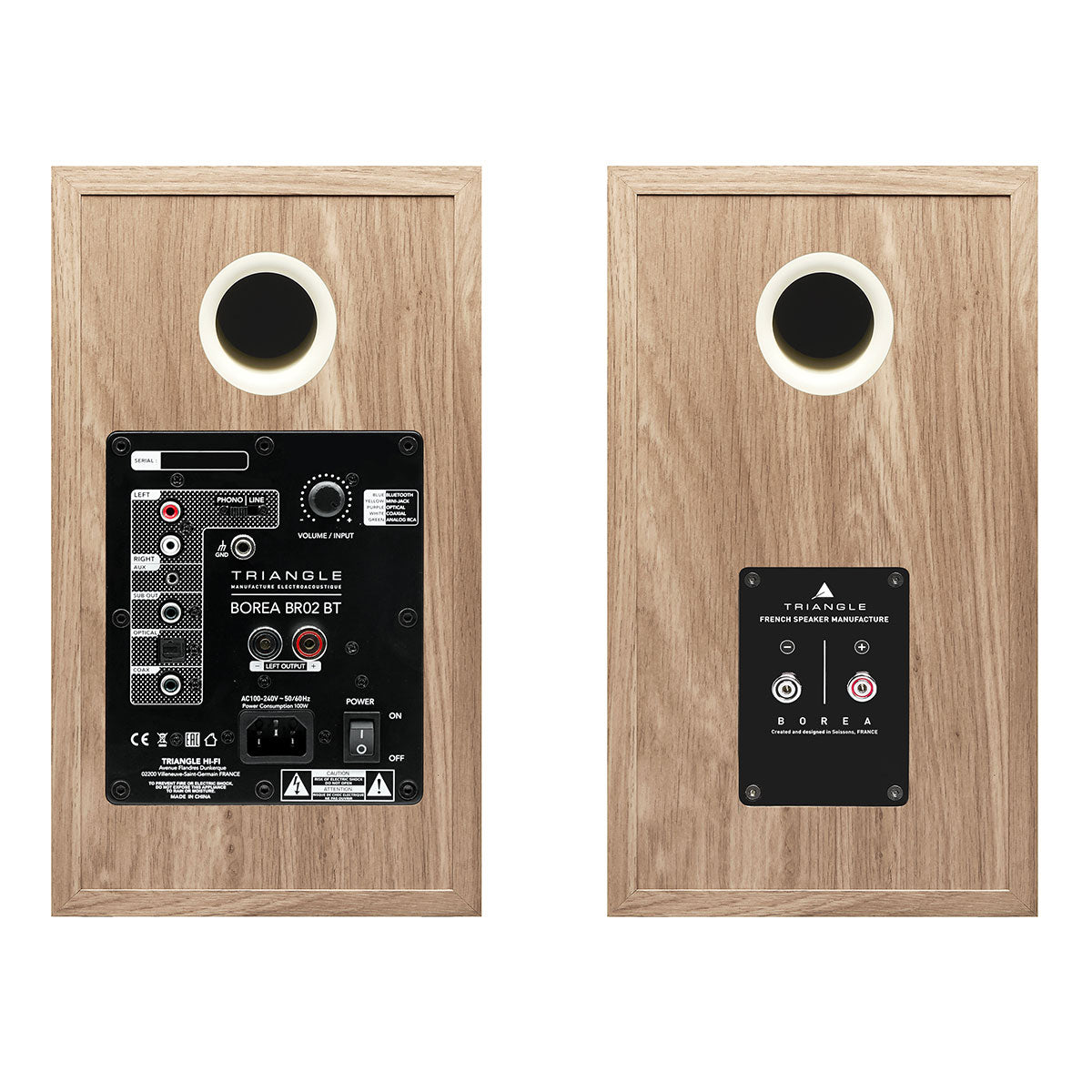 Enceintes Bibliothèque Bluetooth - Borea Active BR02 BT