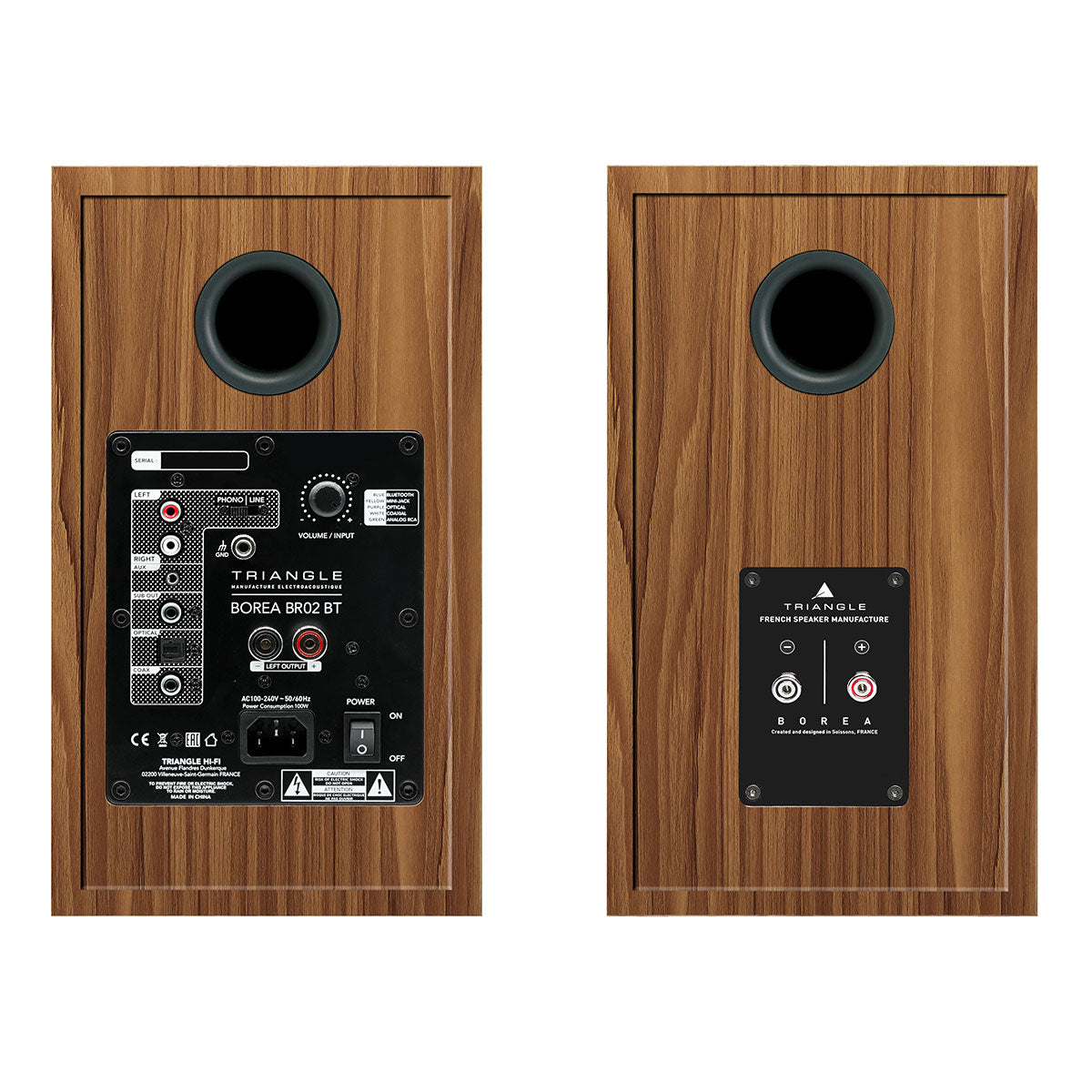 Enceintes Bibliothèque Bluetooth - Borea Active BR02 BT